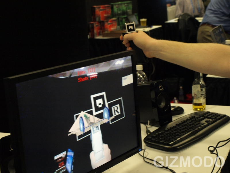 Illustration for article titled Vuzix's CamAR Augmented Reality Headset Provides a Glimpse Into Future Computing